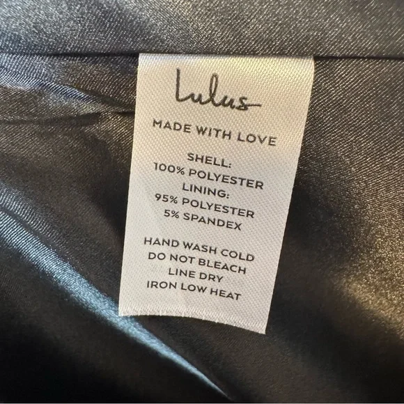 Lulus Romantic Reunion Black Jacquard Cutout Mini Dress Size Large - Picture 7 of 9